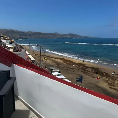 Apartment Seafront Canteras Terrace Lounge