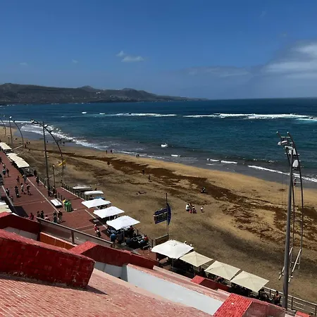 Seafront Canteras Terrace Lounge Apartment