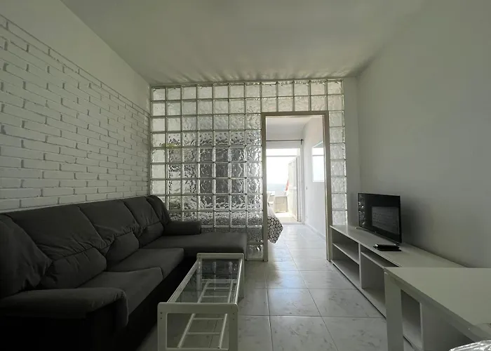 Apartment Seafront Canteras Terrace Lounge