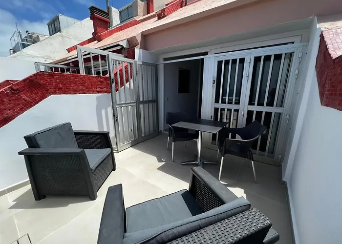 Seafront Canteras Terrace Lounge Apartment Trapiche (Las Palmas)